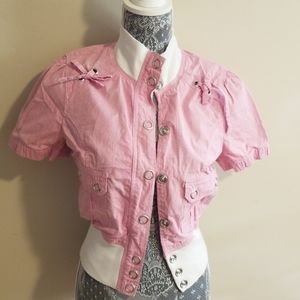 Cute short sleeve jacket